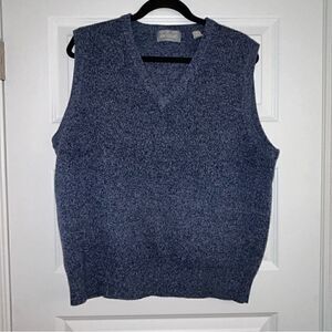 Lord & Taylor Pure Lambswool Knit Sweater Vest